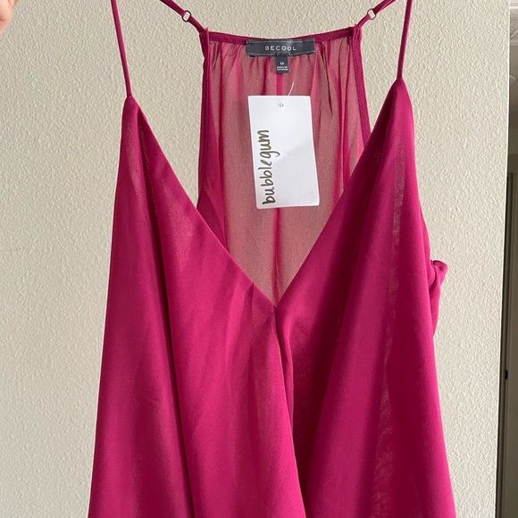 SOLD Pink Strappy Top - Picture 1 of 4